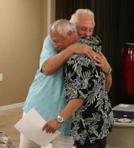 Sensei Wojo with Sensei George Alexander